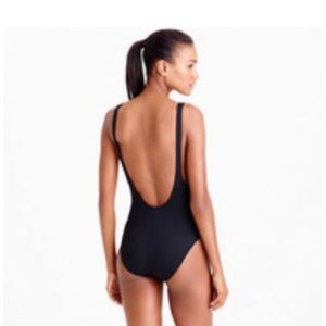 J. Crew Plunging Scoop-neck Swimsuit
